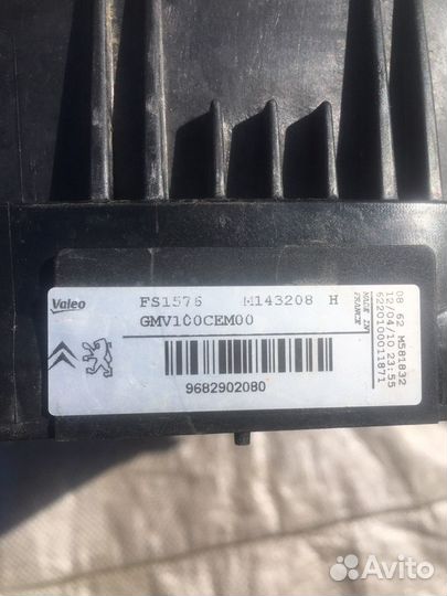 Вентилятор peugeot 207