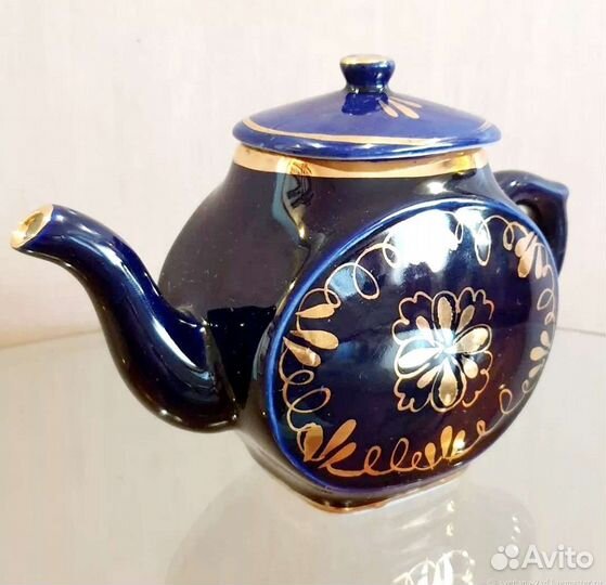 Чайник заварочный СССР Гжель винтаж