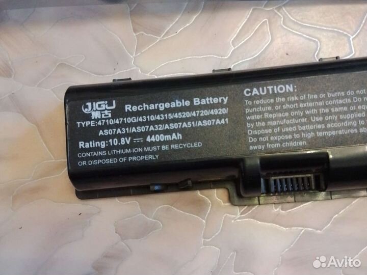 Аккумулятор для ноутбука acer