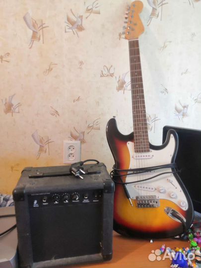 Электро гитара с комбиком