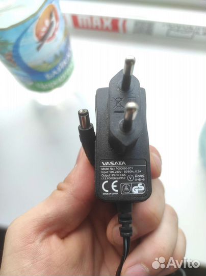 Блок питания 9v 0.6a для роутера