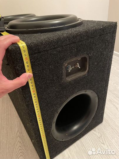 2 Сабвуфера в коробе DL Audio Gryphon Pro 12