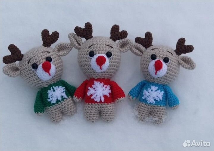 Оленёнок. Игрушка ручной работы