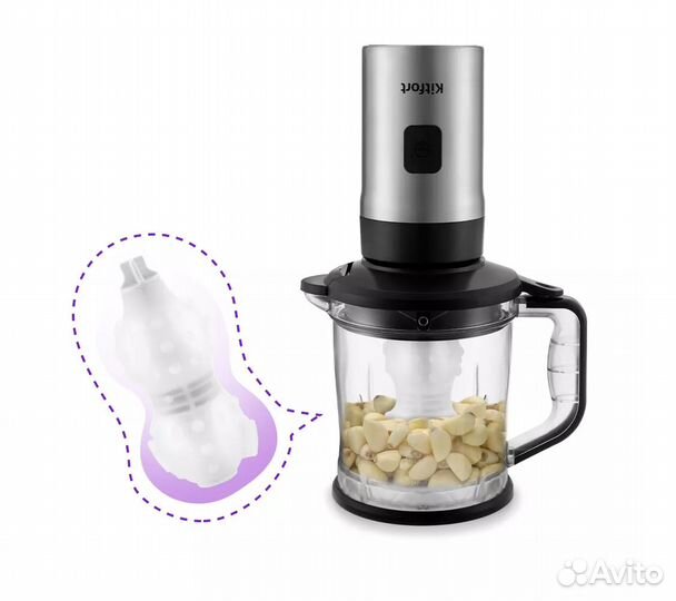 Стационарный блендер «6 в 1» Kitfort KT-3009, сере