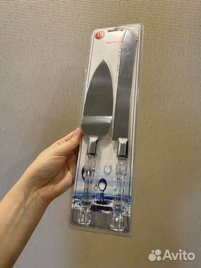 Нож и лопатка для торта