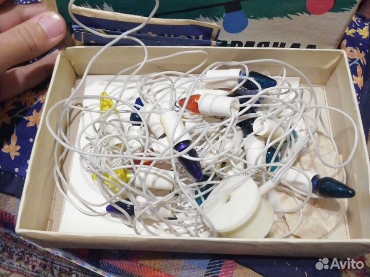 Ёлачная электрогерлянда СССР