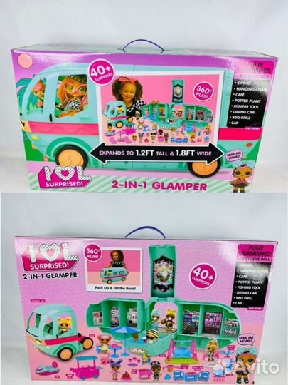 Автобус Лол, 20, 25, 35, 40 сюрпризов, замок