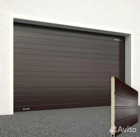 Гаражные секционные ворота дорхан 2500х2125