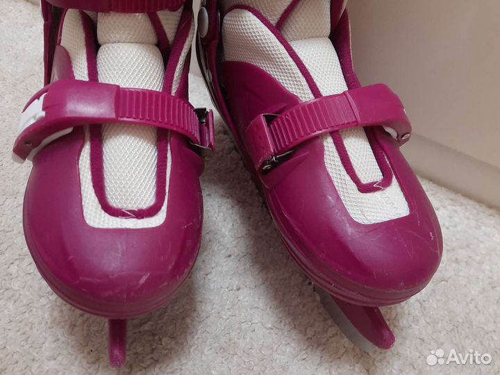 Коньки детские nordway раздвижные с 30-33 размер