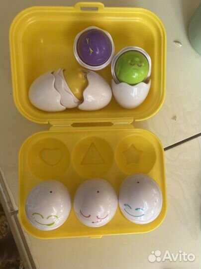 Развивающие игрушки сортер яйца