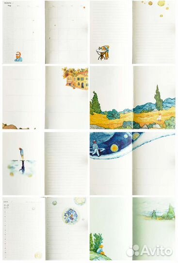 Блокнот, ежедневник, дневник, скетчбук 208 стр