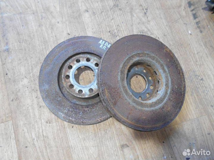 Диск тормозной передний вентилируемый Audi A8 4D