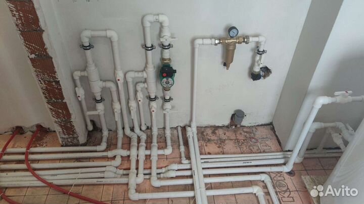 Отопление, теплый пол, водоснабжение