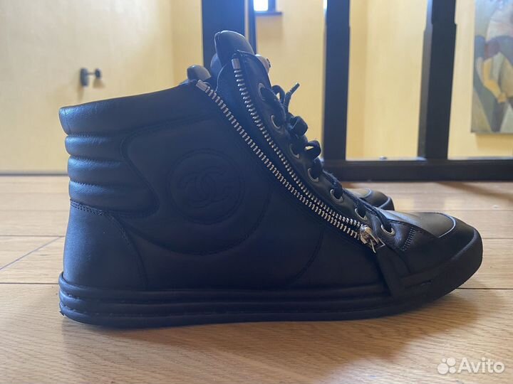 Кожаные кеды Chanel оригинал