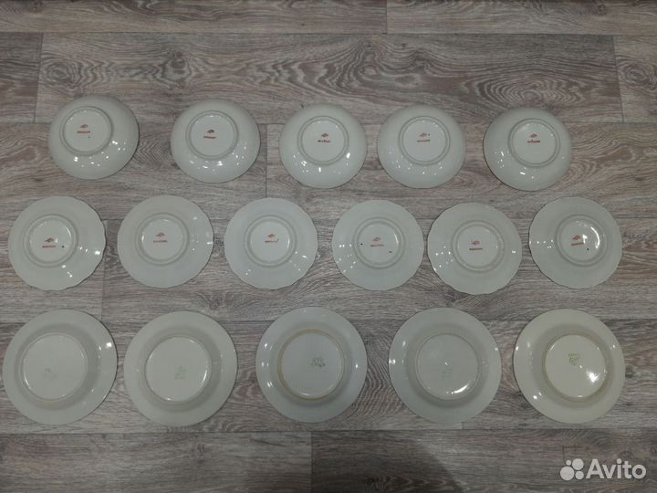 Тарелки фарфоровые СССР