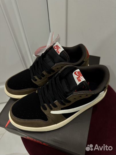 Кроссовки Travis Scott x Air Jordan 1 Low 'Mocha'