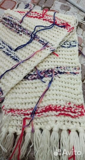 Шарф вязаный y2k