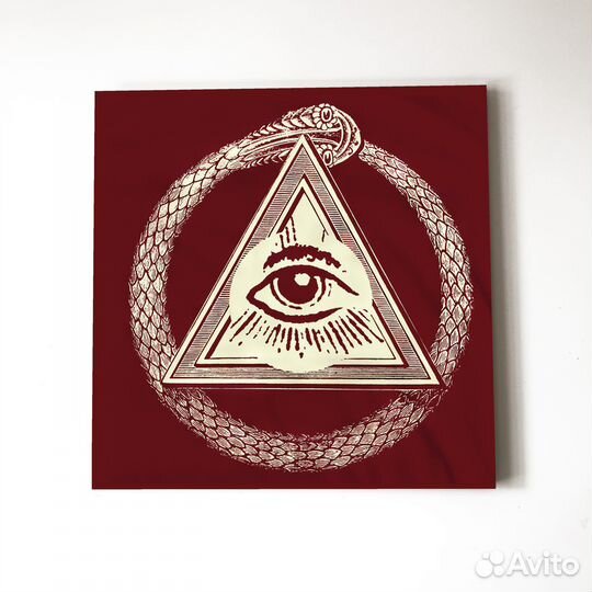 Всевидящее око лучезарная дельта картина 50х50
