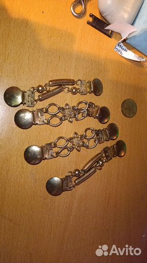 Винтажные клипсы для кардиганы