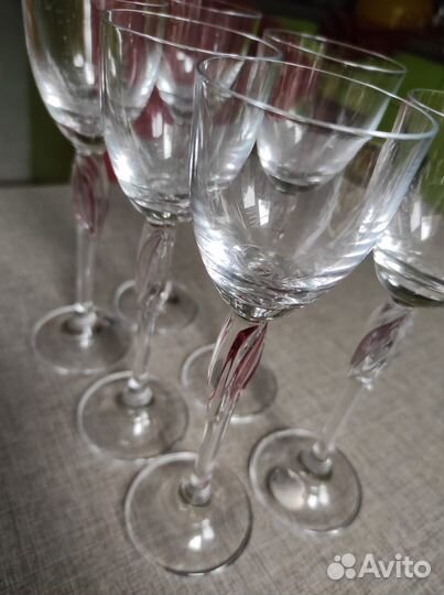 Рюмки Богемия чехия 6 шт