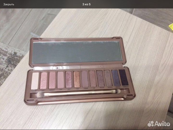 Naked Urban Decay 3 палетка теней