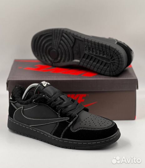 Nike Air Jordan 1 Low Travis Scott Phantom (с мехо