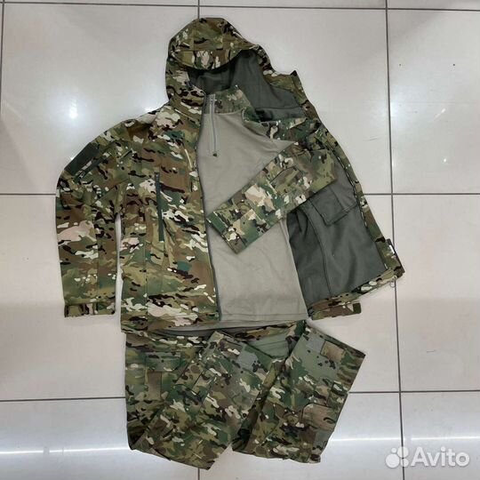 Тактический боевой комплект рубаха, штаны, куртка