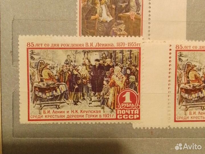 Почтовые марки СССР 1954-1956 годов