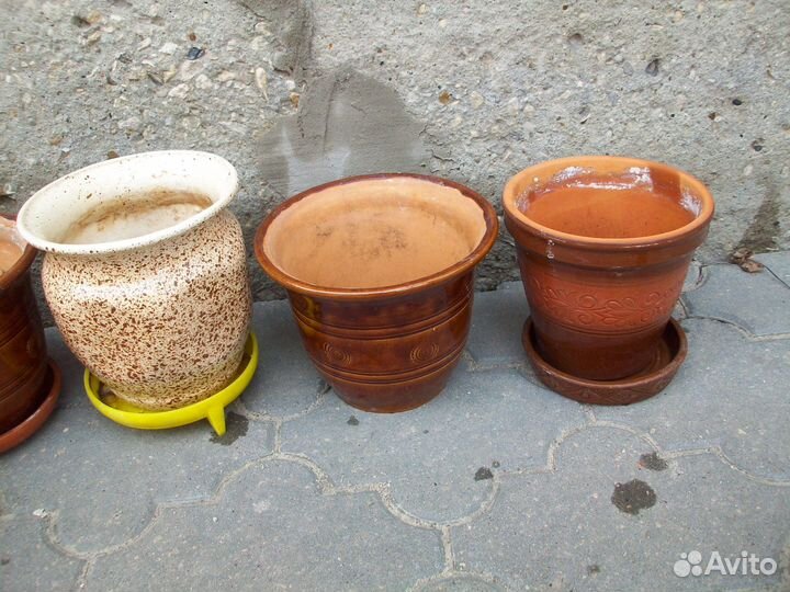 Горшки цветочные керамические от