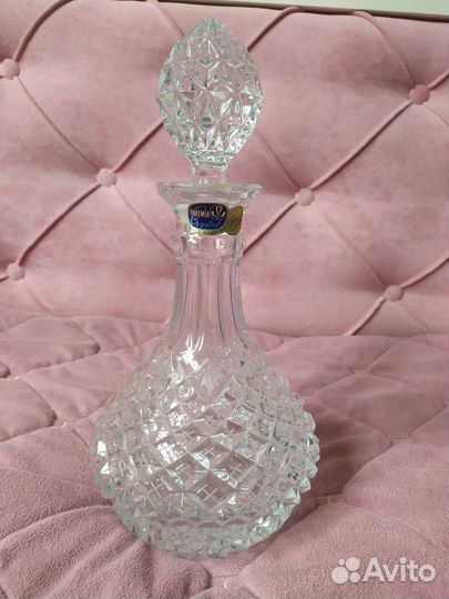 Графин с рюмками богемия