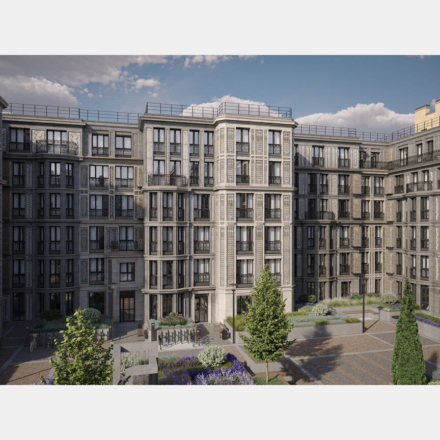 1-к. квартира, 60,7 м², 5/7 эт.