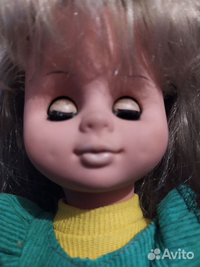 Редкая кукла ГДР С ямочками на щеках