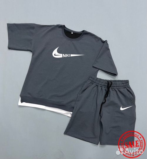 Спортивный костюм nike (футболка+шорты)