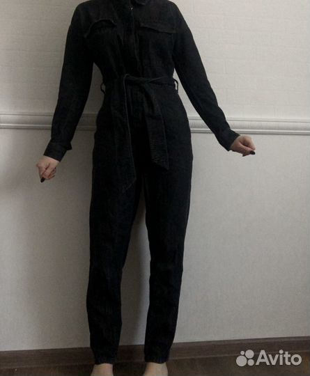 Джинсовый комбинезон женский