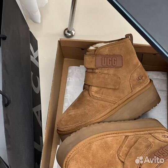 UGG угги Neumel Platform Beige (Арт.4576)