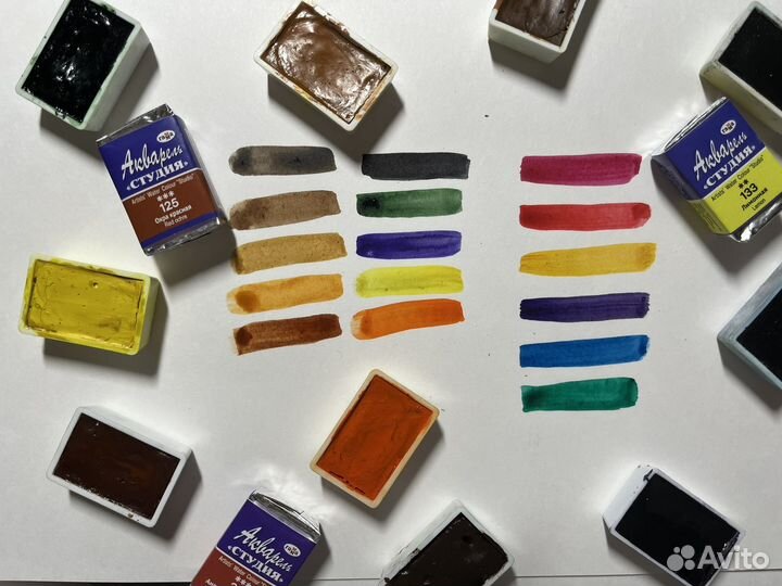 Акварель гамма старый мастер