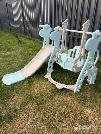 Детские качели и горка