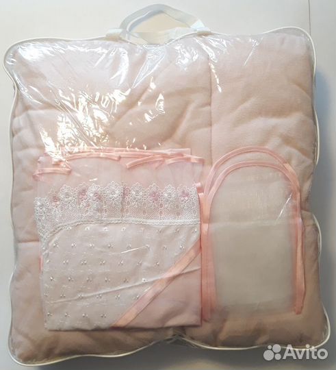 Комплект на выписку зимний для девочки