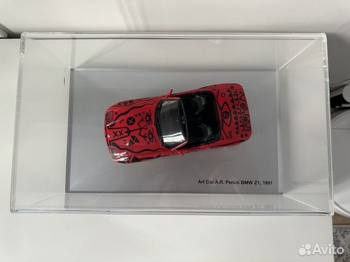 BMW Z1 1991, Art Car A.R. Penck Модель 1:18