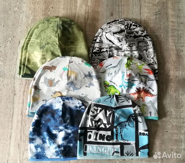 Новая шапка 44—50 для мальчика(тонкая)