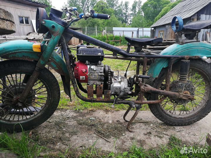 Урал с мотором мотоблок