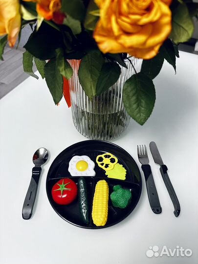 Набор детской посуды новый