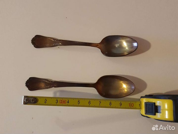 Чайные ложки серебро 925 пробы