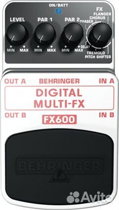 Behringer FX600 - педаль цифровых стерео мультиэфф