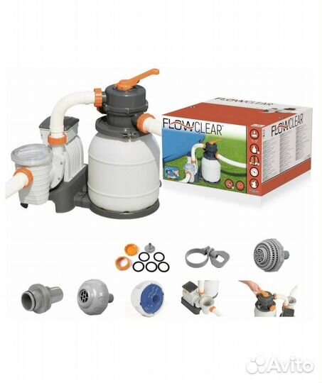 Песочный фильтр-насос 8327л\ч (58499)