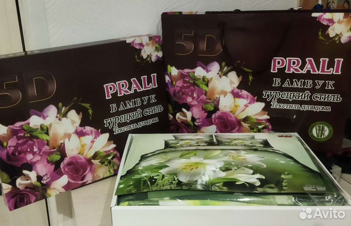 Постельное белье евро новое