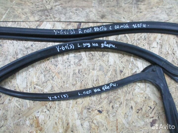 Уплотнительные резинки дверей Ниссан Патрол Y 61