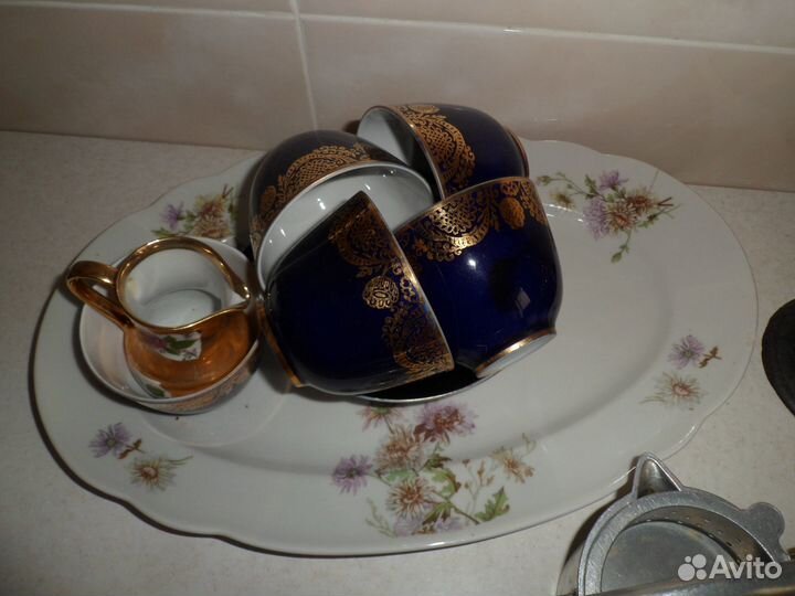 Кофейный сервиз ГДР, лфз, Ступка, соковыжималка