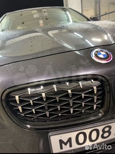 Ноздри решетки бмв F10 diamond silver BMW