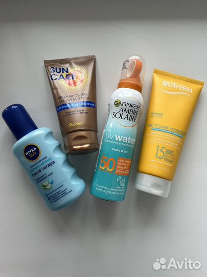 Солнцезащитный крем для тела Автобронзант